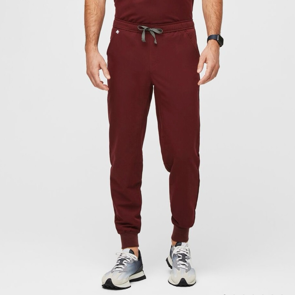 FIGS Tansen Jogger Scrub Pants | Color: Burgundy | Size: Large | Never Been Worn